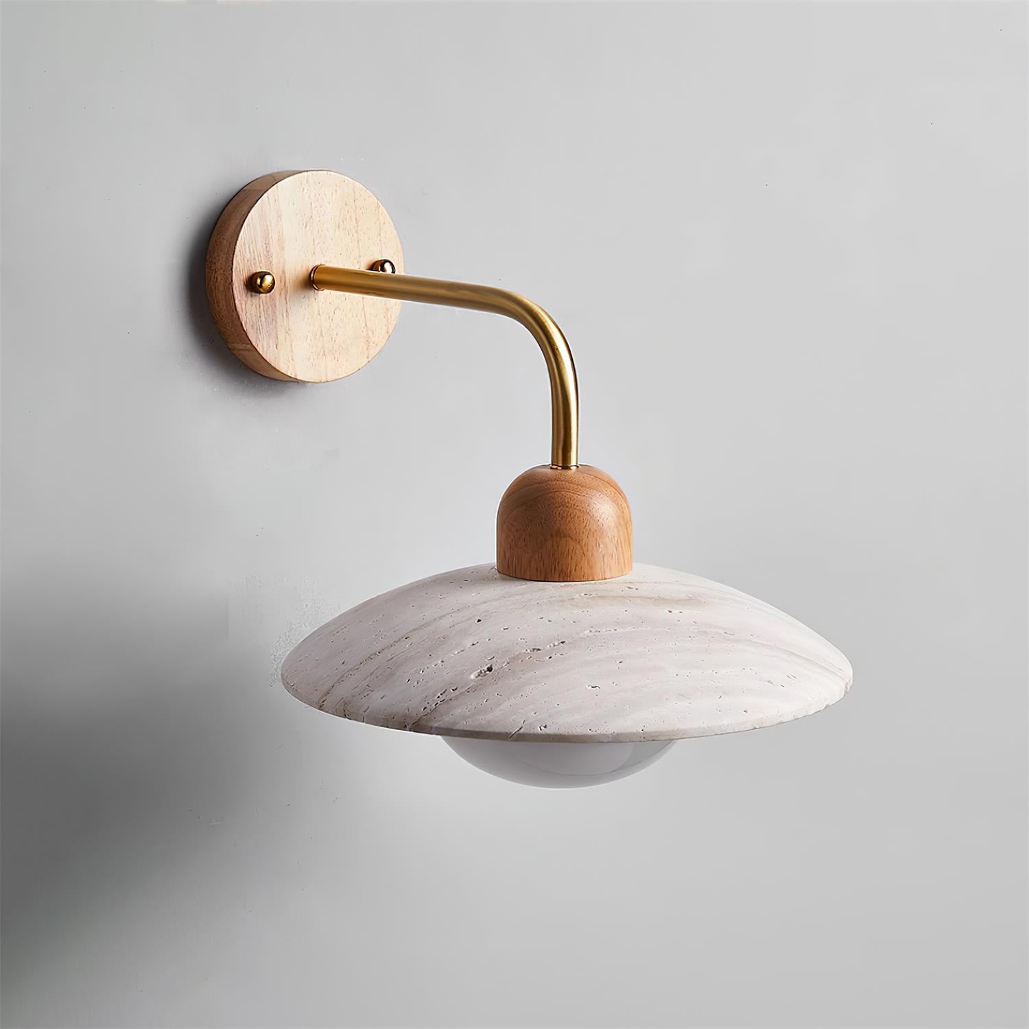 Aria Lámpara de Pared Vintage de Travertino