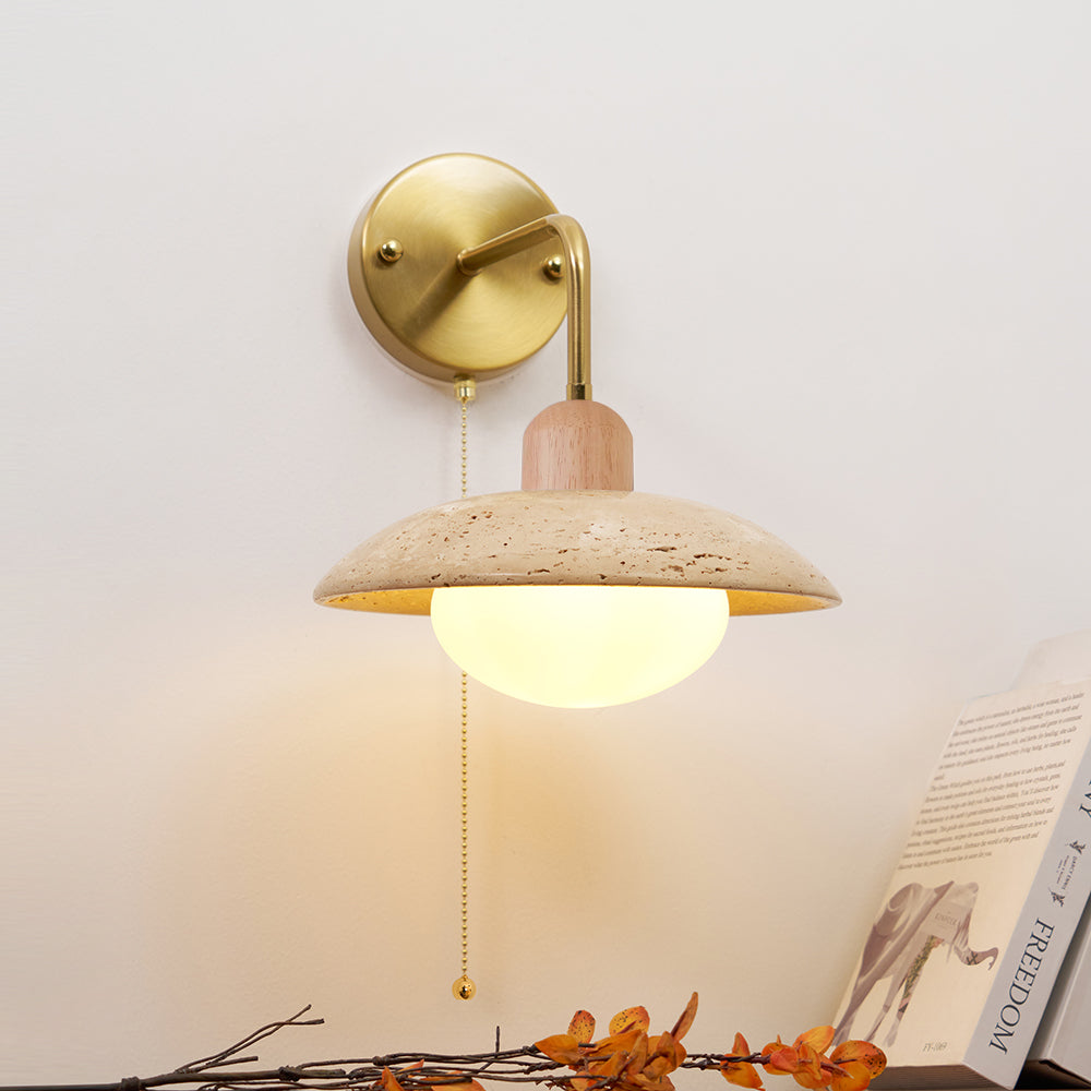 Cavone Travertine Wall Sconce - Letslighting