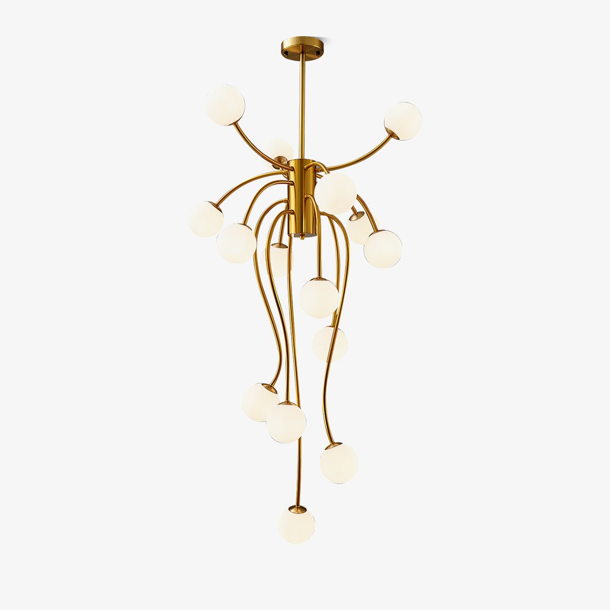 Astralyn Brass Globe Chandelier - Letslighting