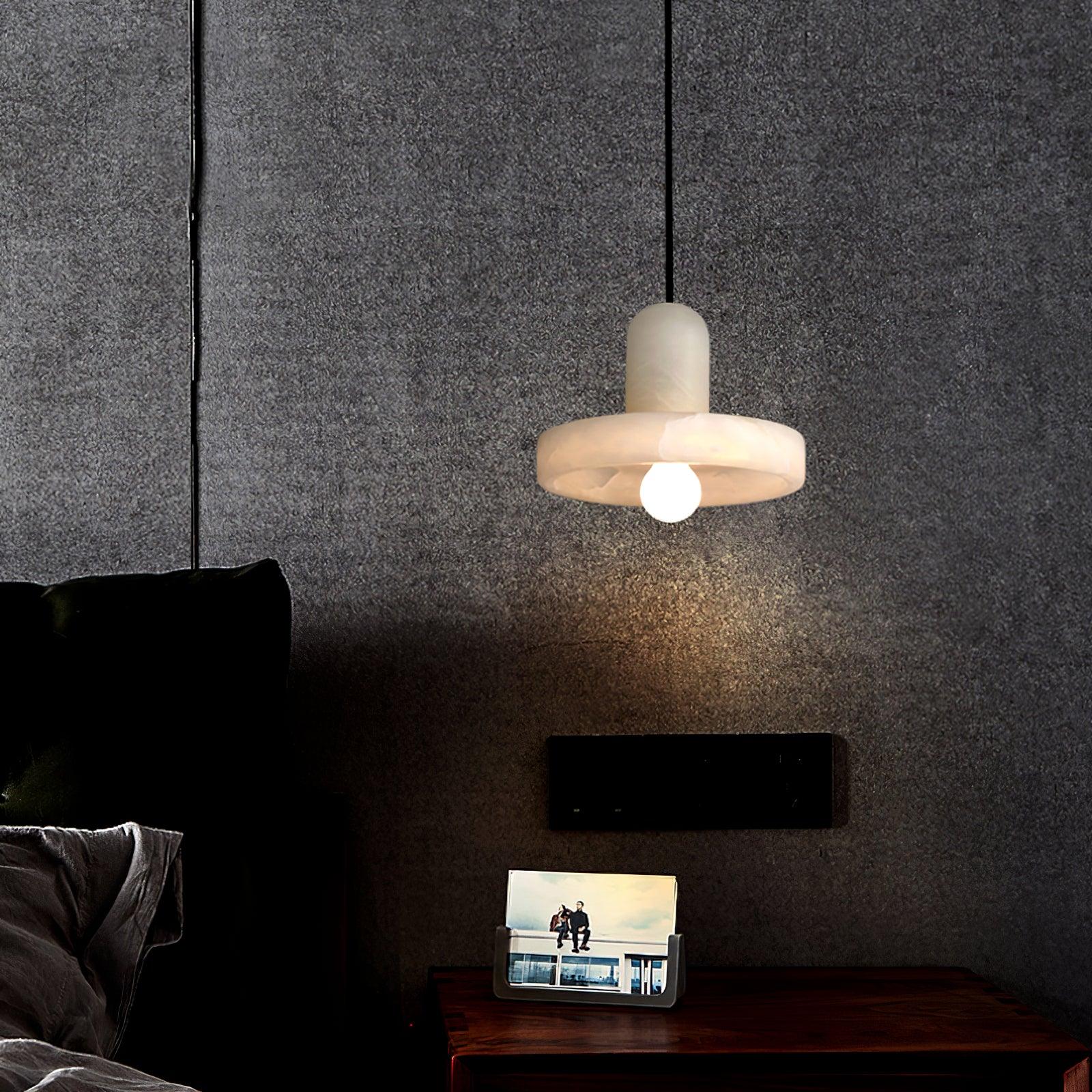 Lyvynos Stacked Alabaster Pendant Light - Letslighting