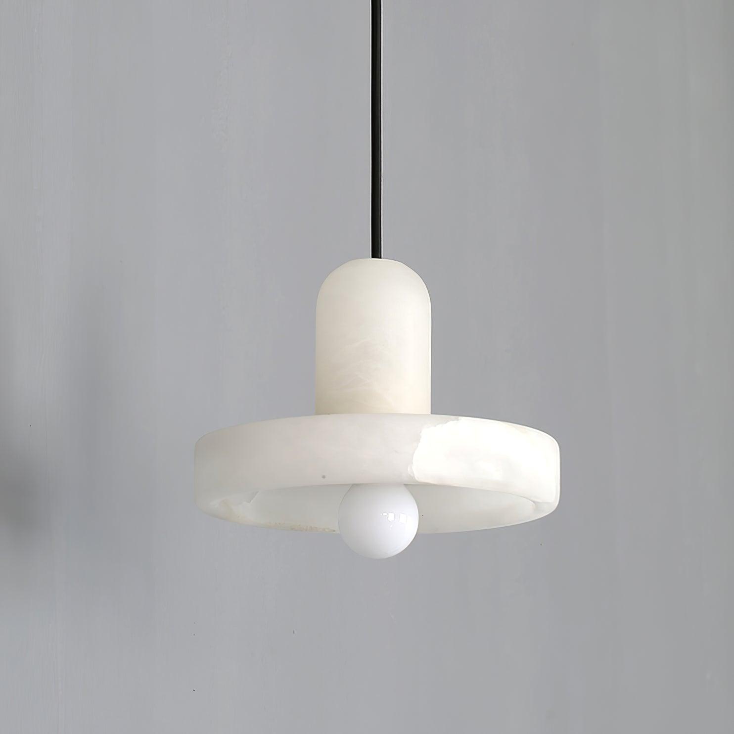 Lyvynos Stacked Alabaster Pendant Light - Letslighting