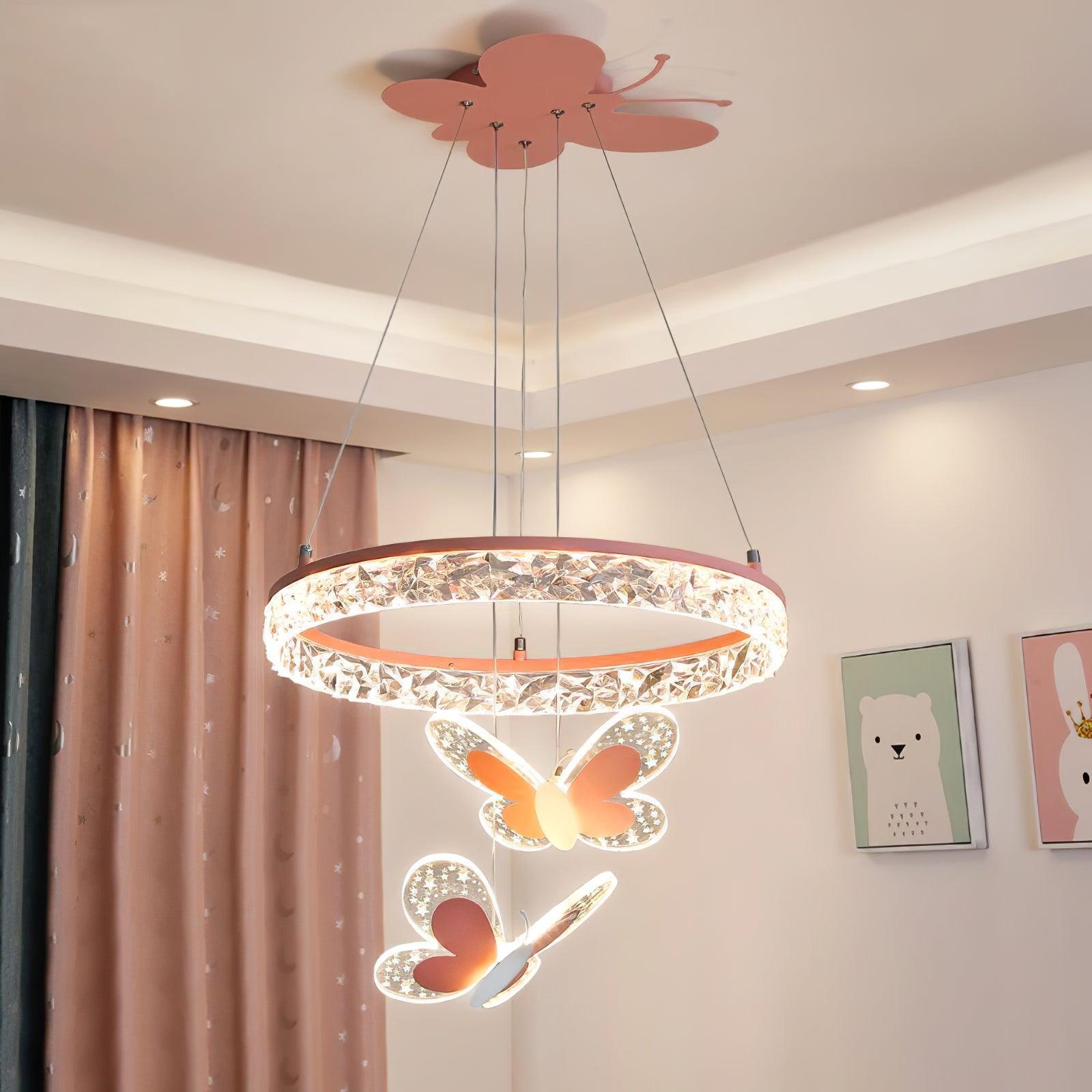 Cartoon Butterfly Acrylic Pendant Lamp - Letslighting