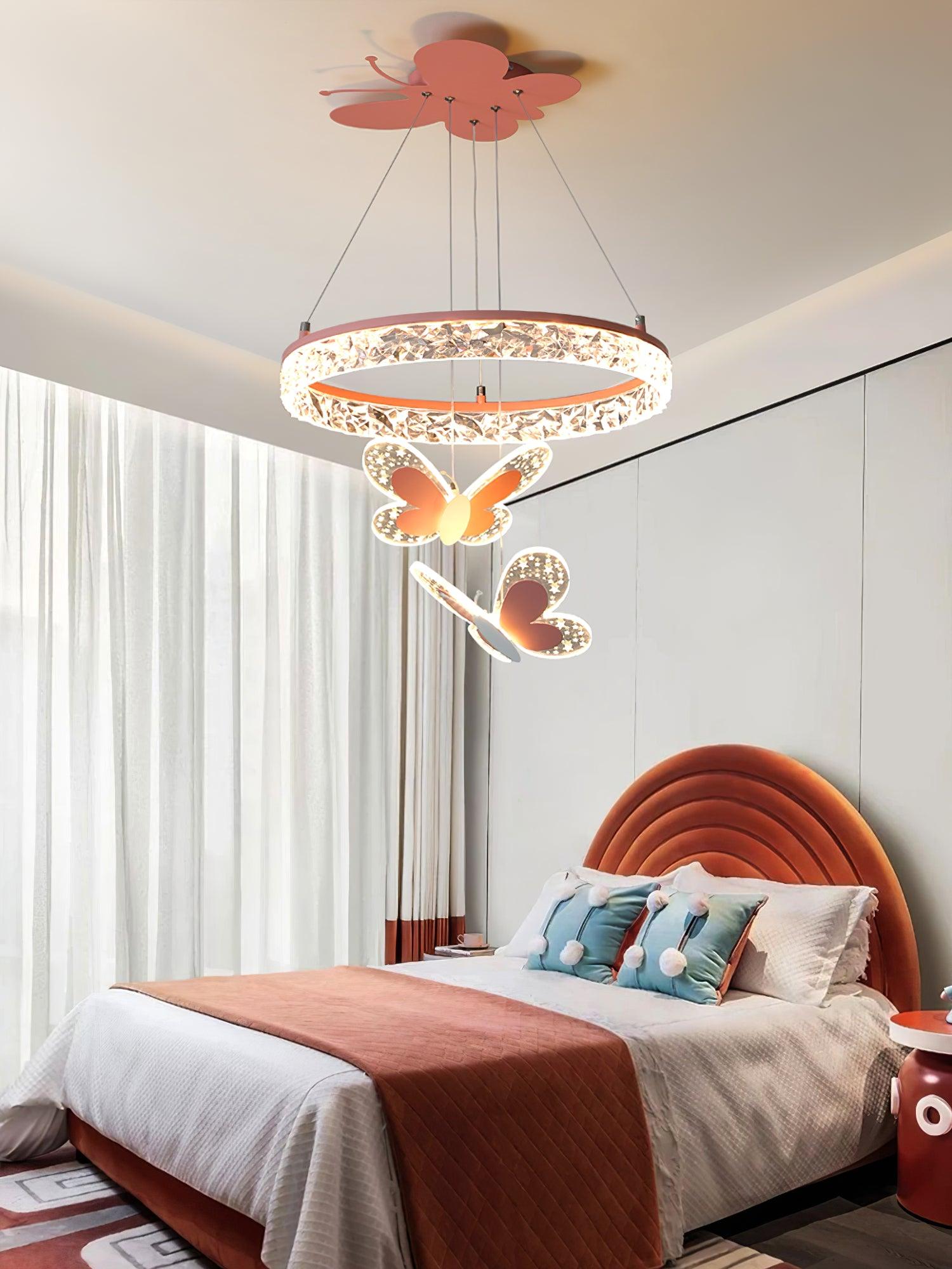 Cartoon Butterfly Acrylic Pendant Lamp - Letslighting