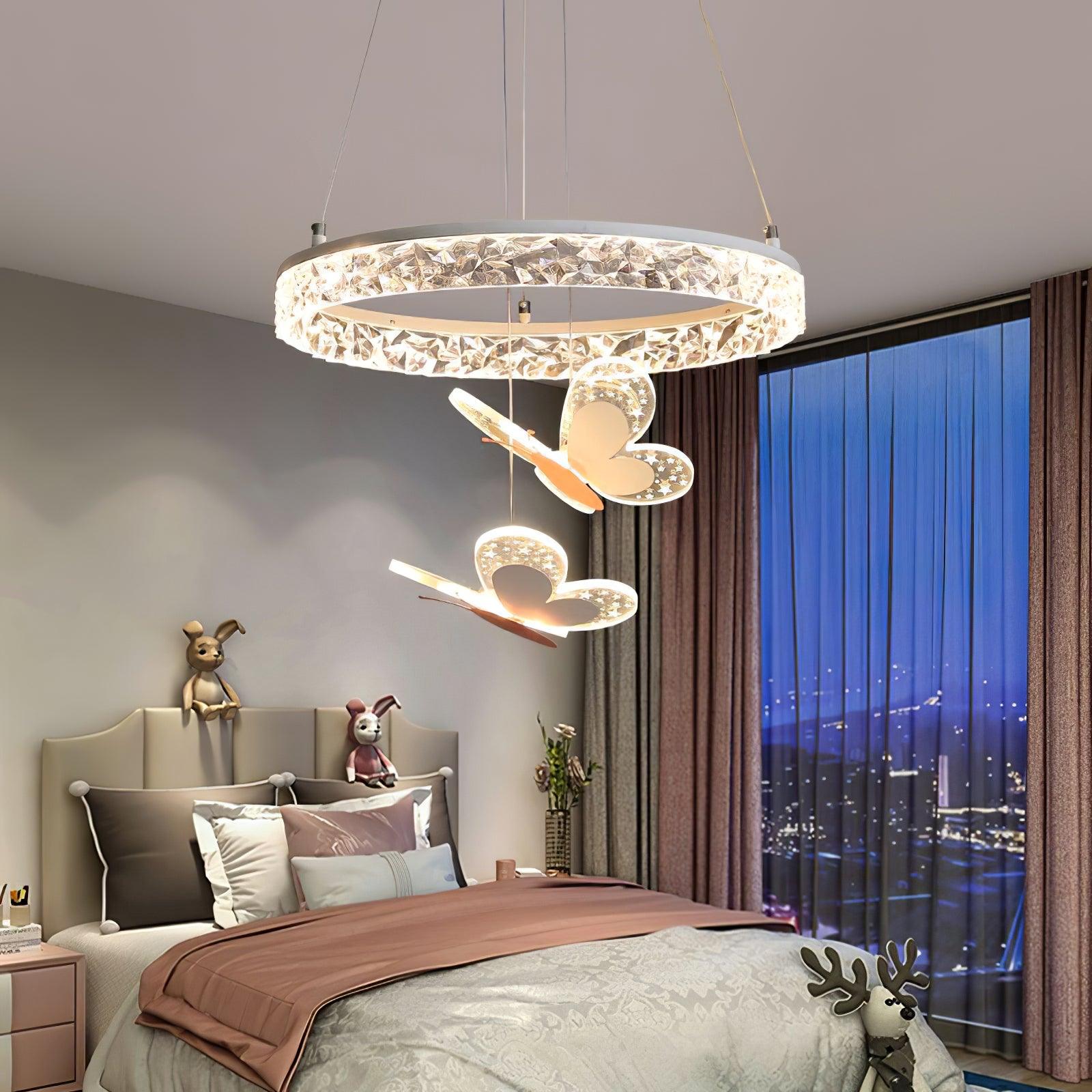 Cartoon Butterfly Acrylic Pendant Lamp - Letslighting