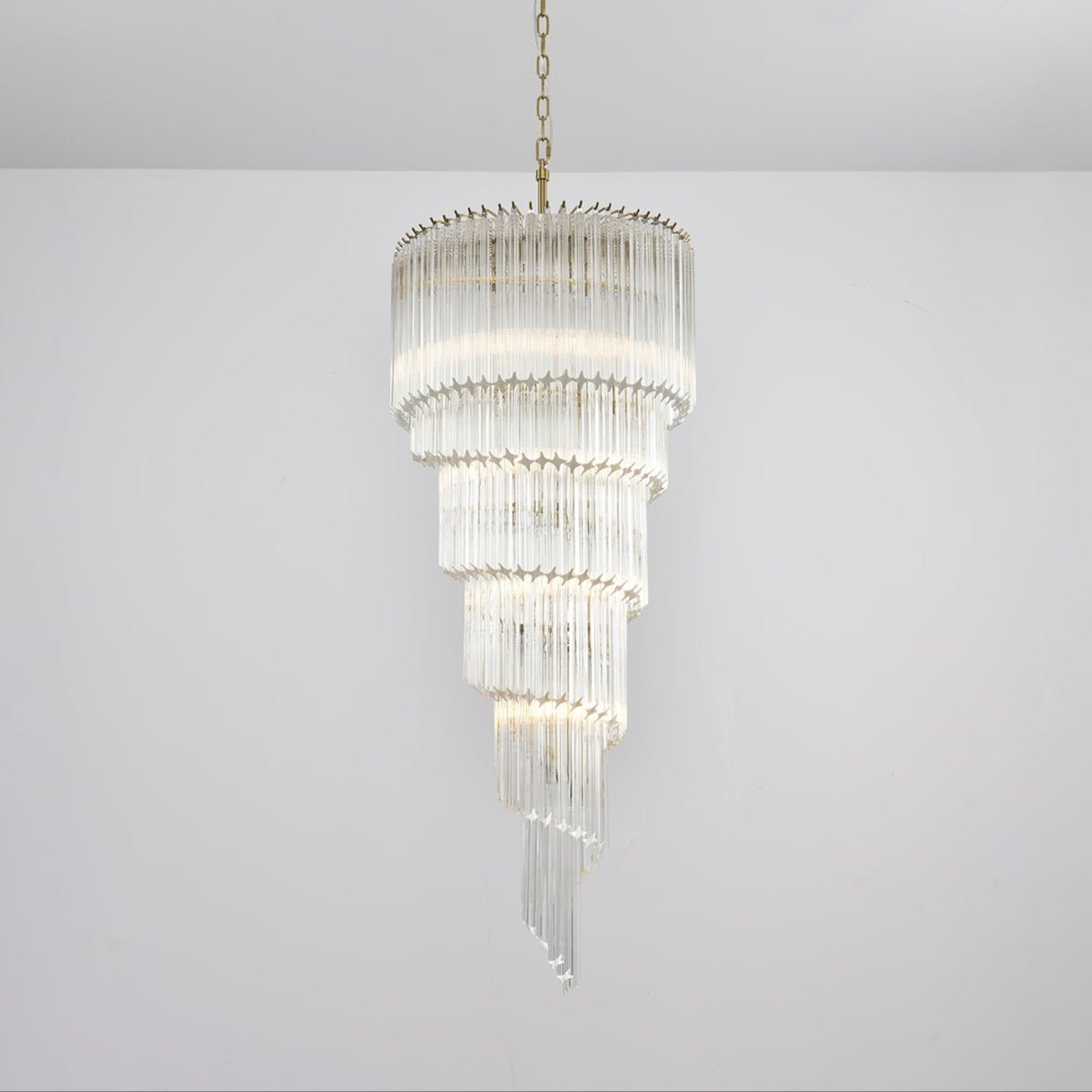 Paisley Modern Glass Chandelier - Letslighting