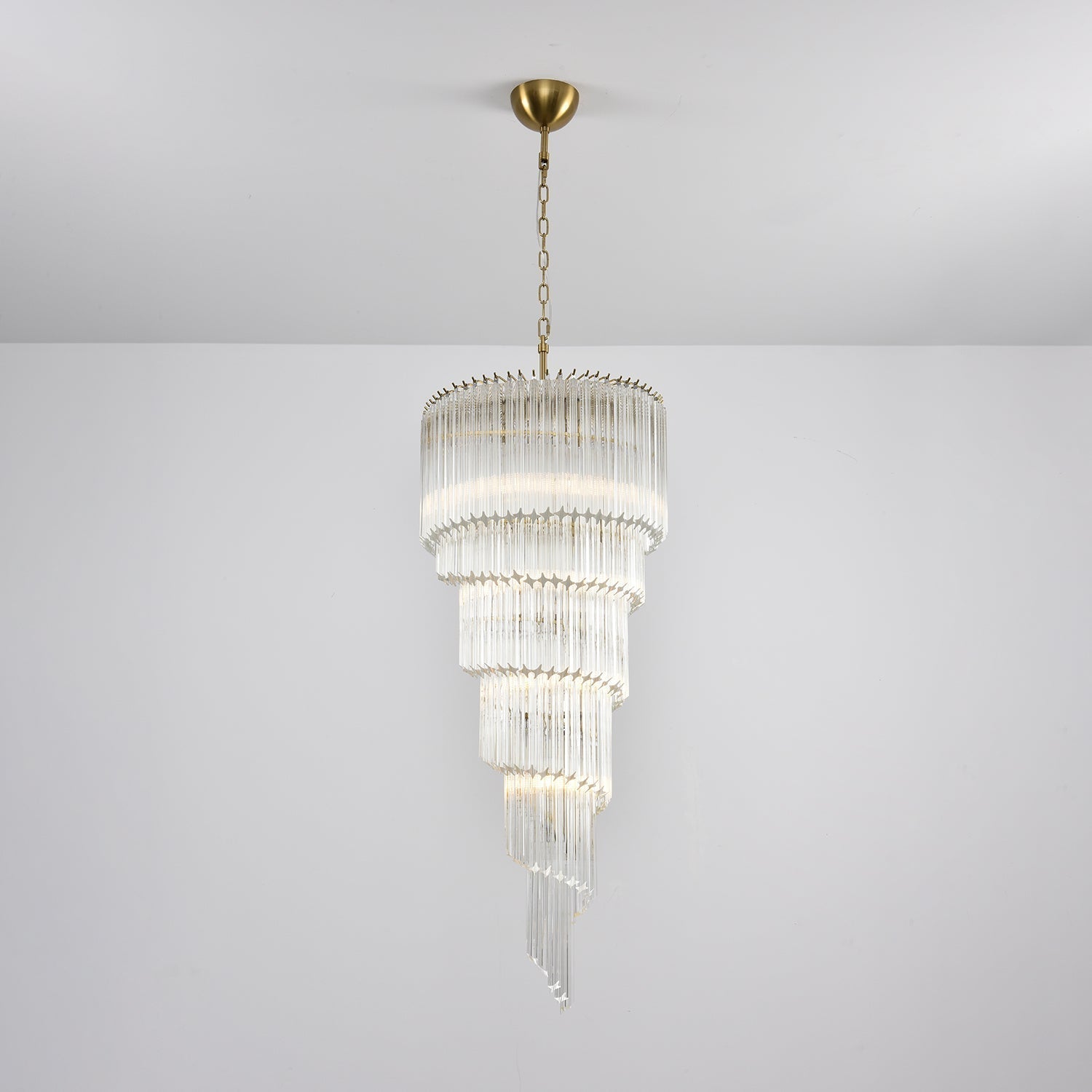Paisley Modern Glass Chandelier - Letslighting