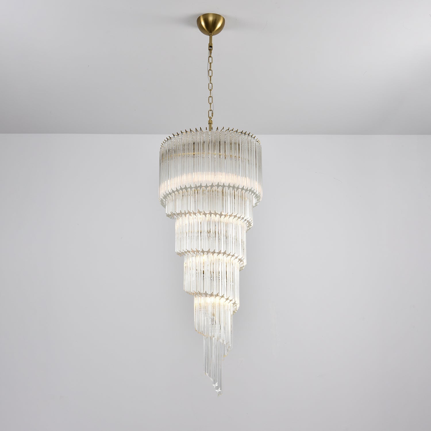 Paisley Modern Glass Chandelier - Letslighting