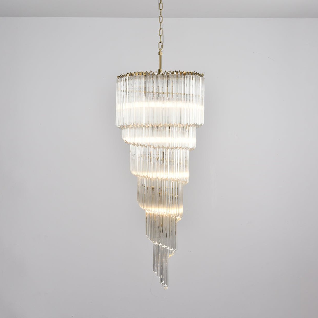 Paisley Modern Glass Chandelier - Letslighting