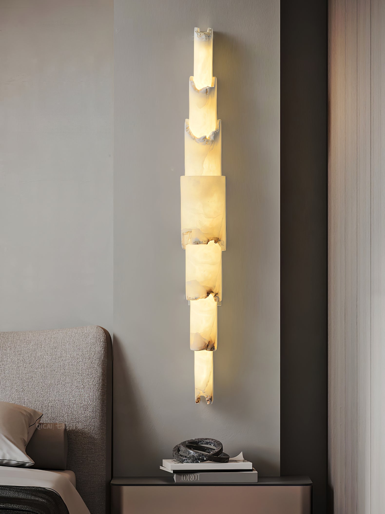 Elara Multi-layer Alabaster Wall Light - Letslighting