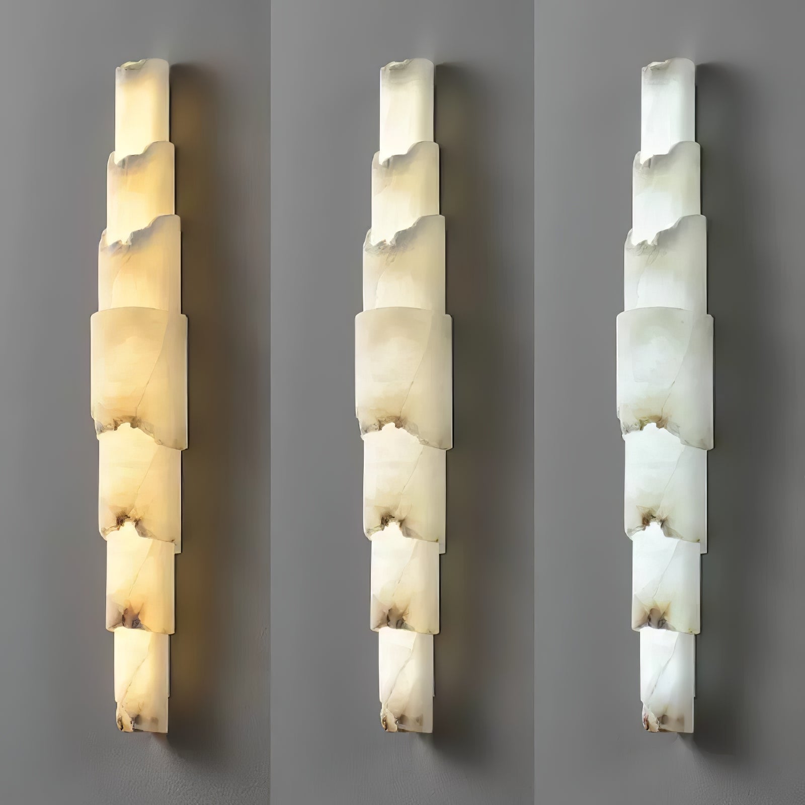 Elara Multi-layer Alabaster Wall Light - Letslighting