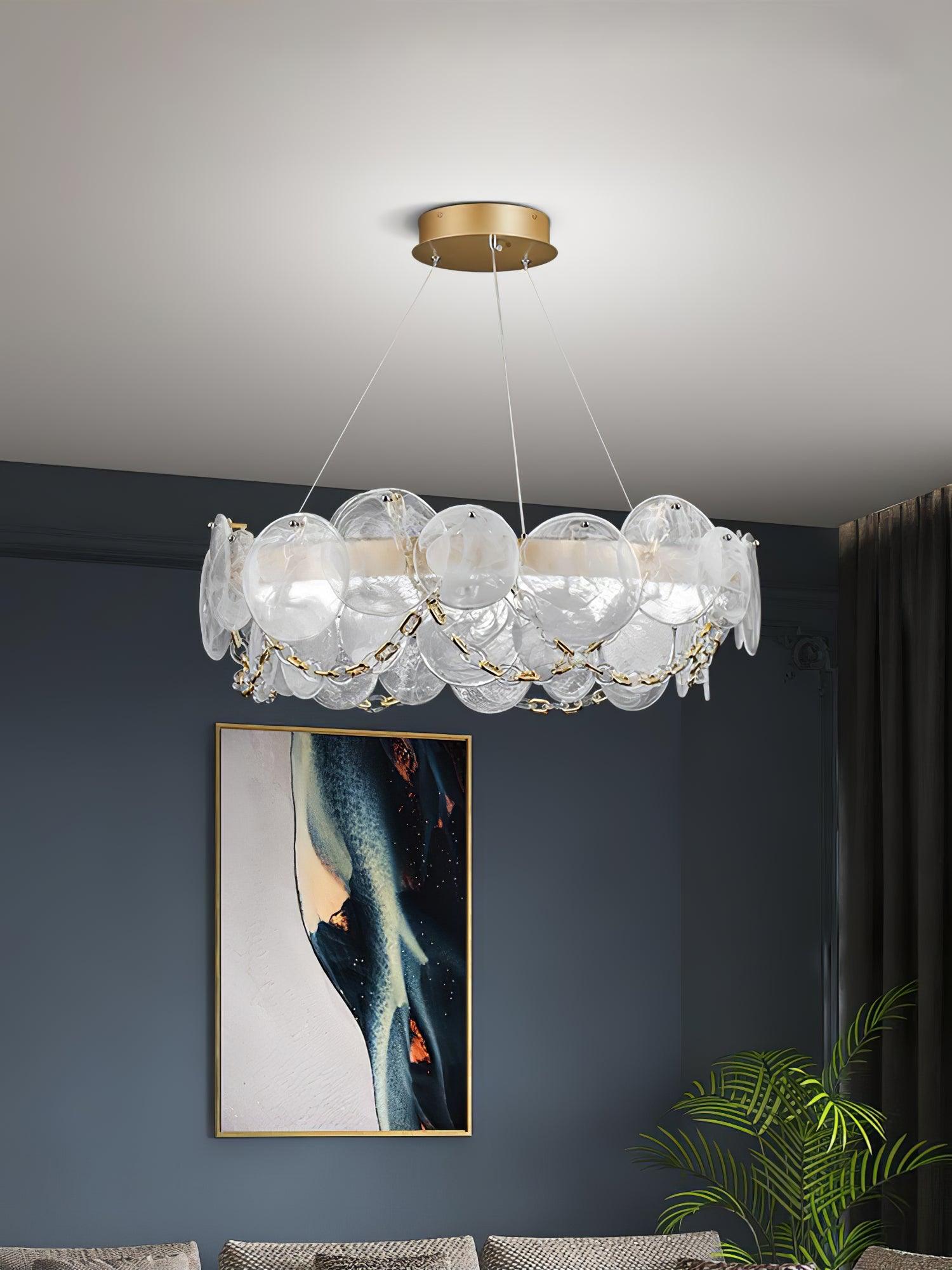 Ruby Luxury Glass Chandelier - Letslighting