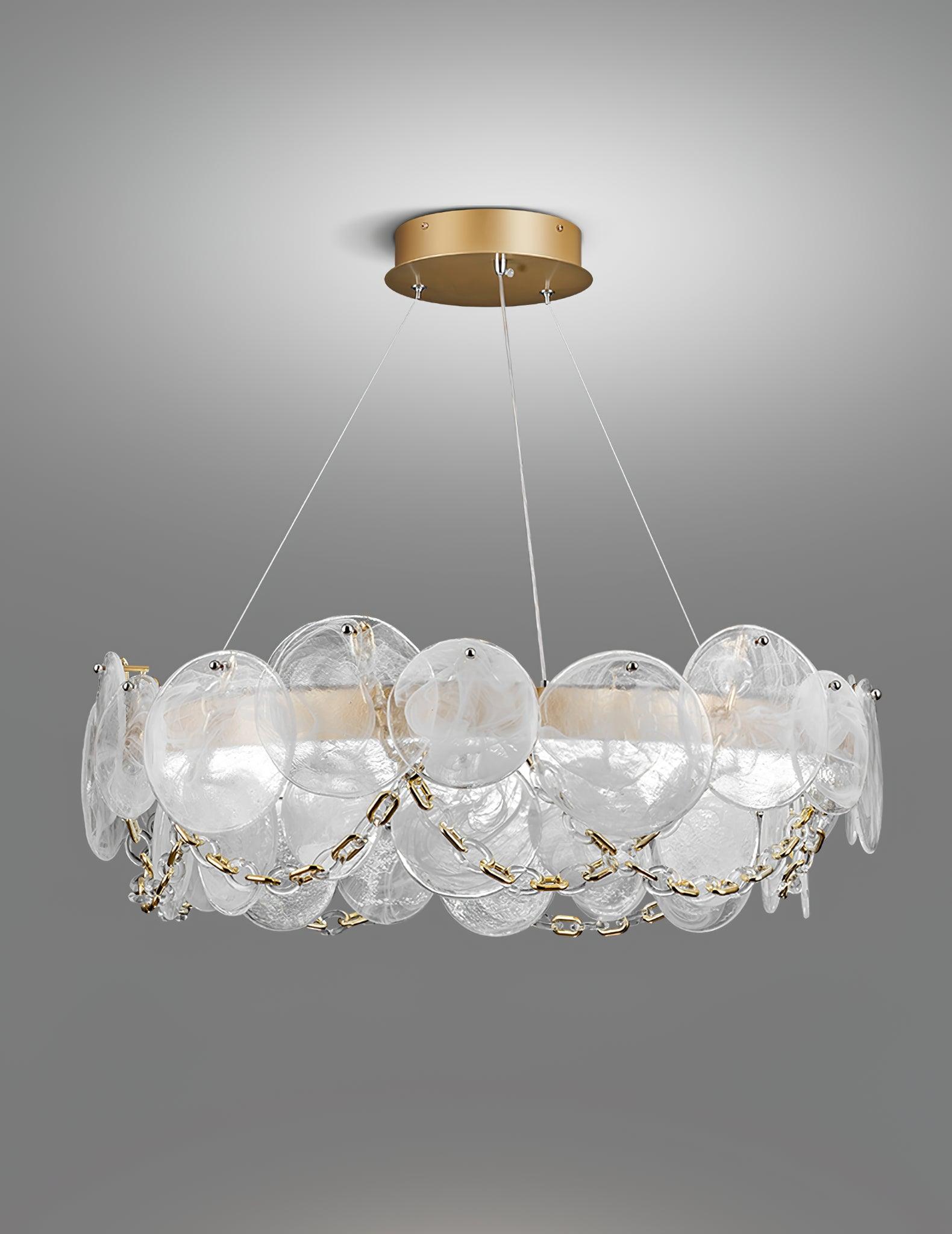 Ruby Luxury Glass Chandelier - Letslighting