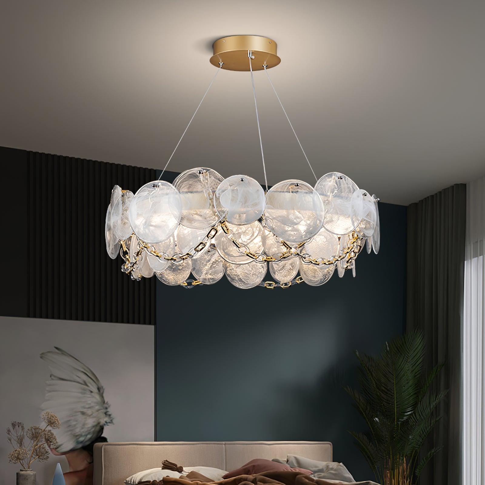 Ruby Luxury Glass Chandelier - Letslighting
