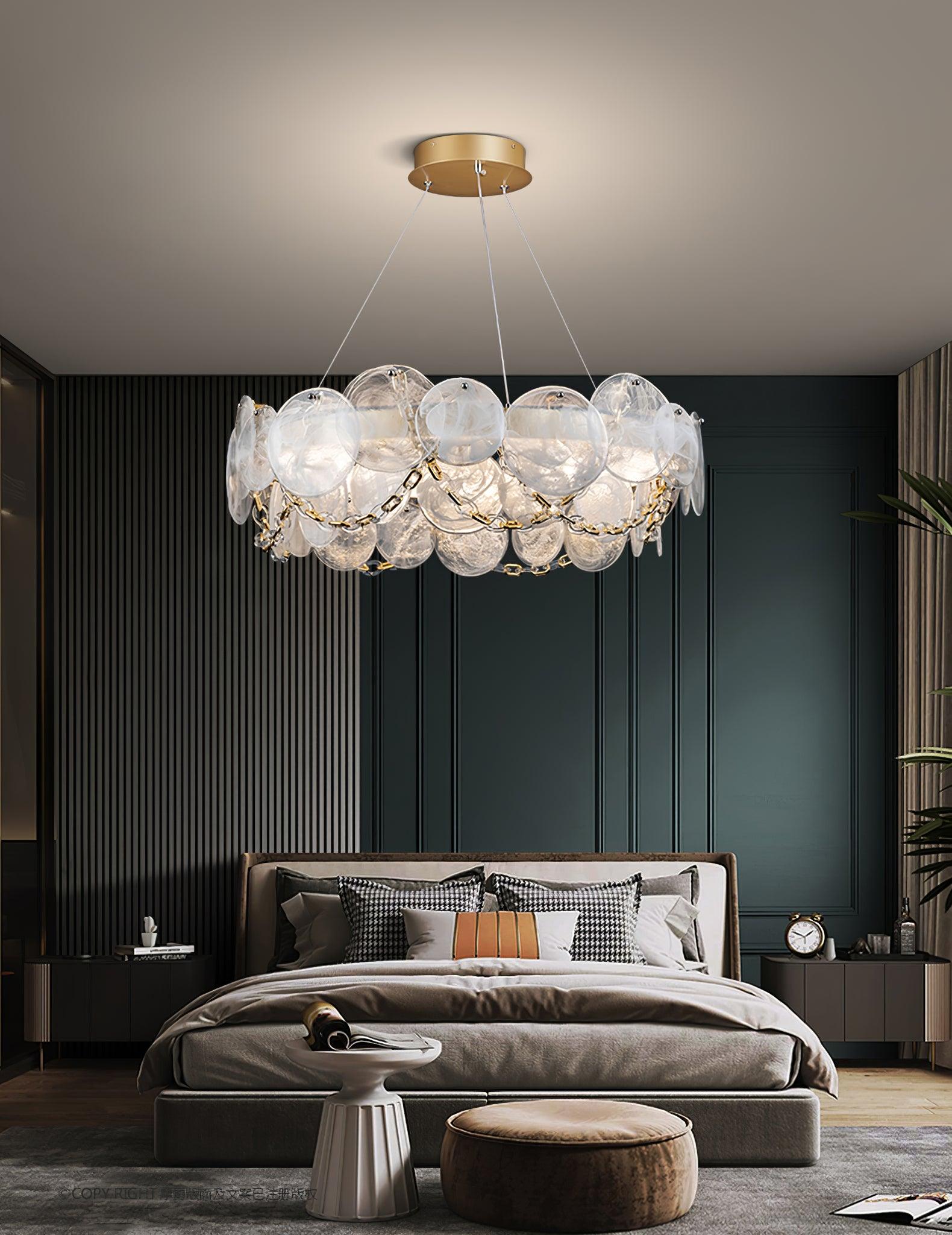 Ruby Luxury Glass Chandelier - Letslighting