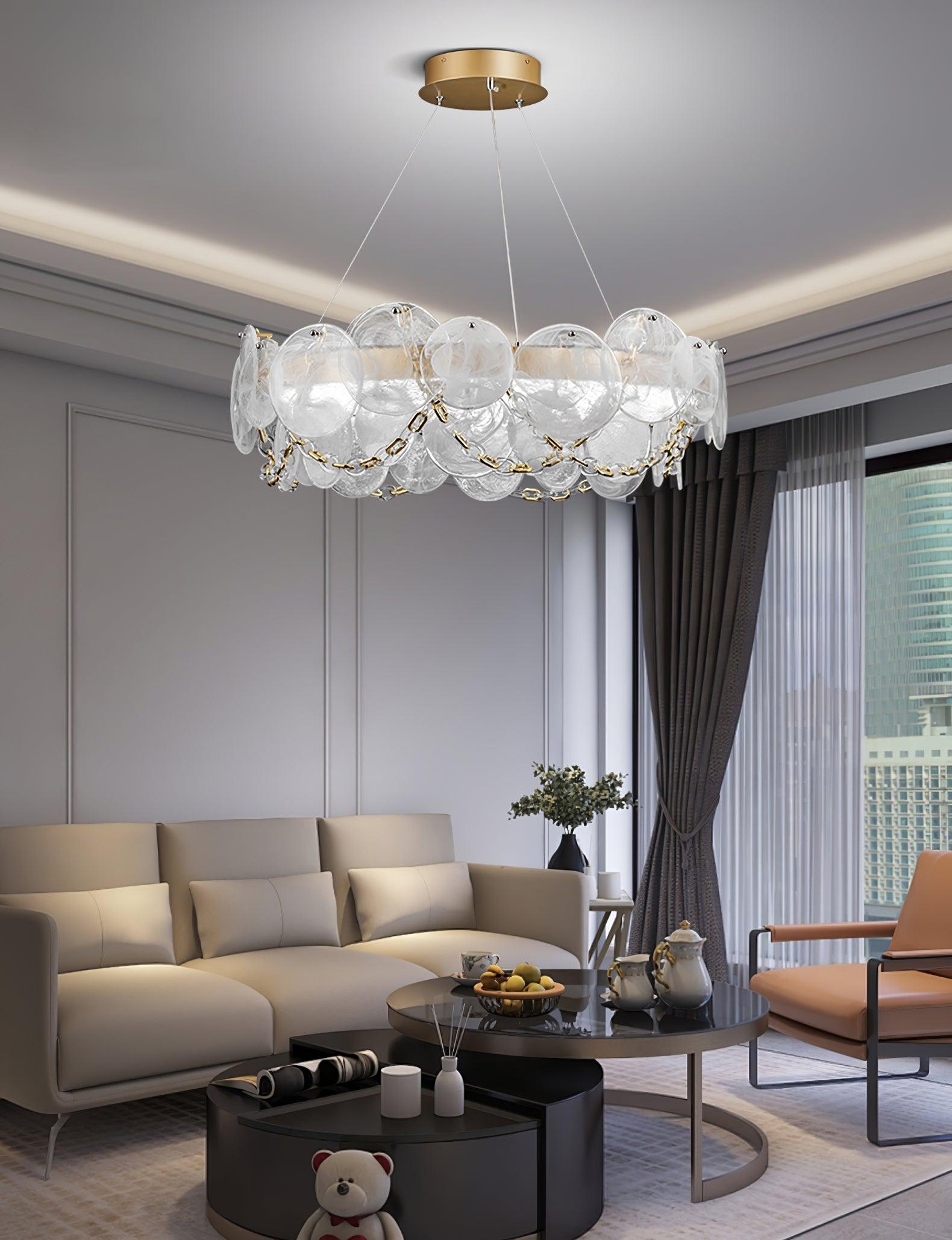 Ruby Luxury Glass Chandelier - Letslighting