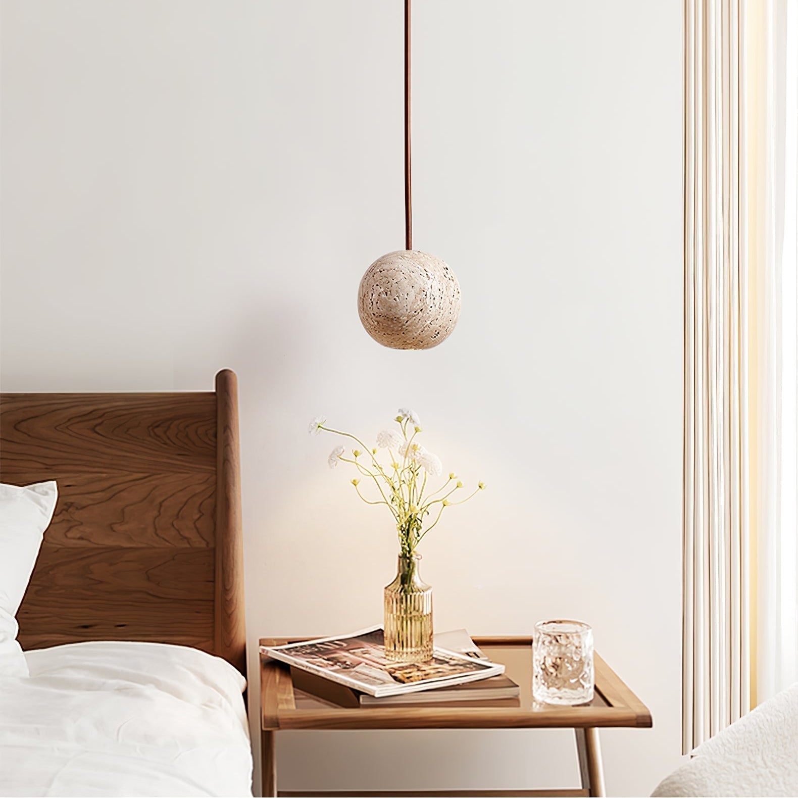 Trio Travertine Pendant Light - Letslighting
