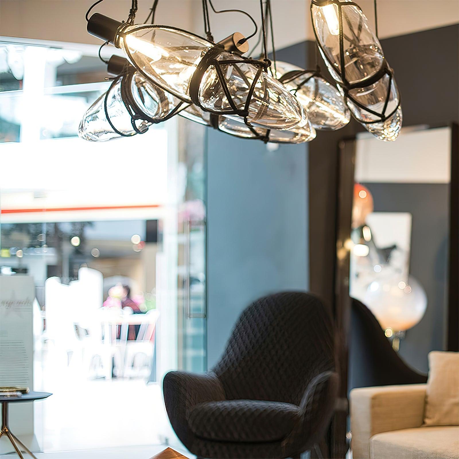 Castaway Bottle Glass Pendant Lamp - Letslighting