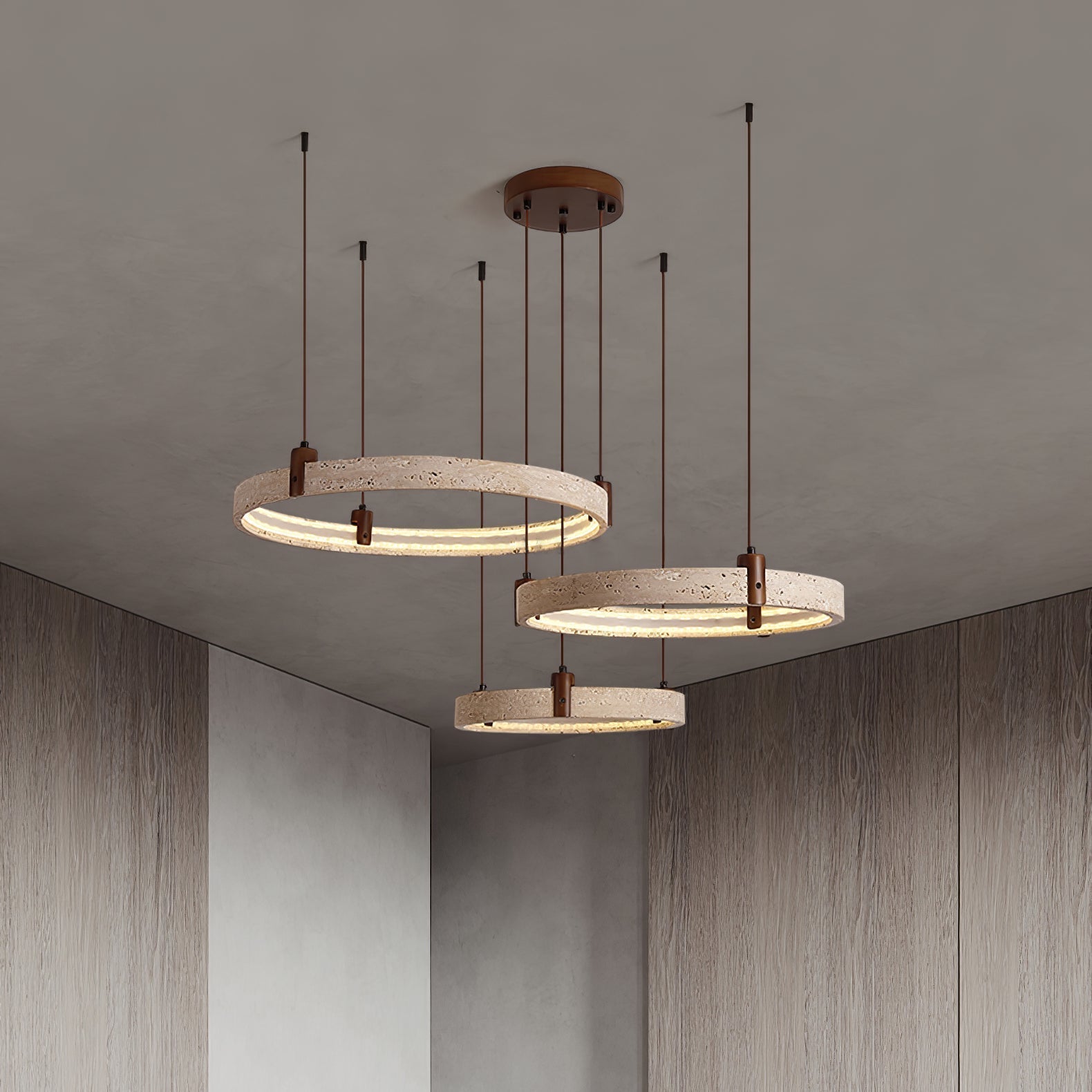 Orvinir Travertine Chandelier - Letslighting