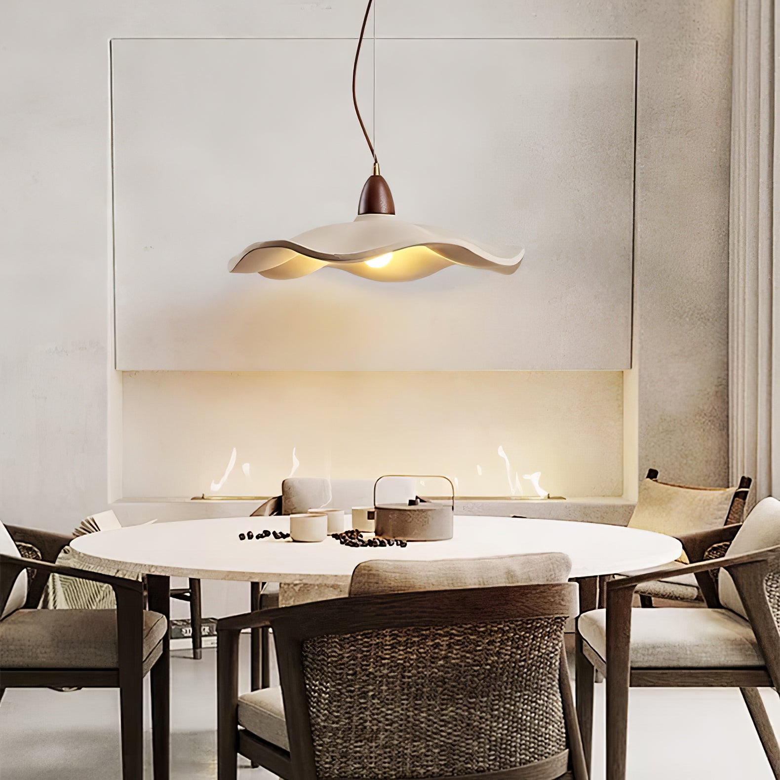 Cement Wave Pendant Light - Letslighting
