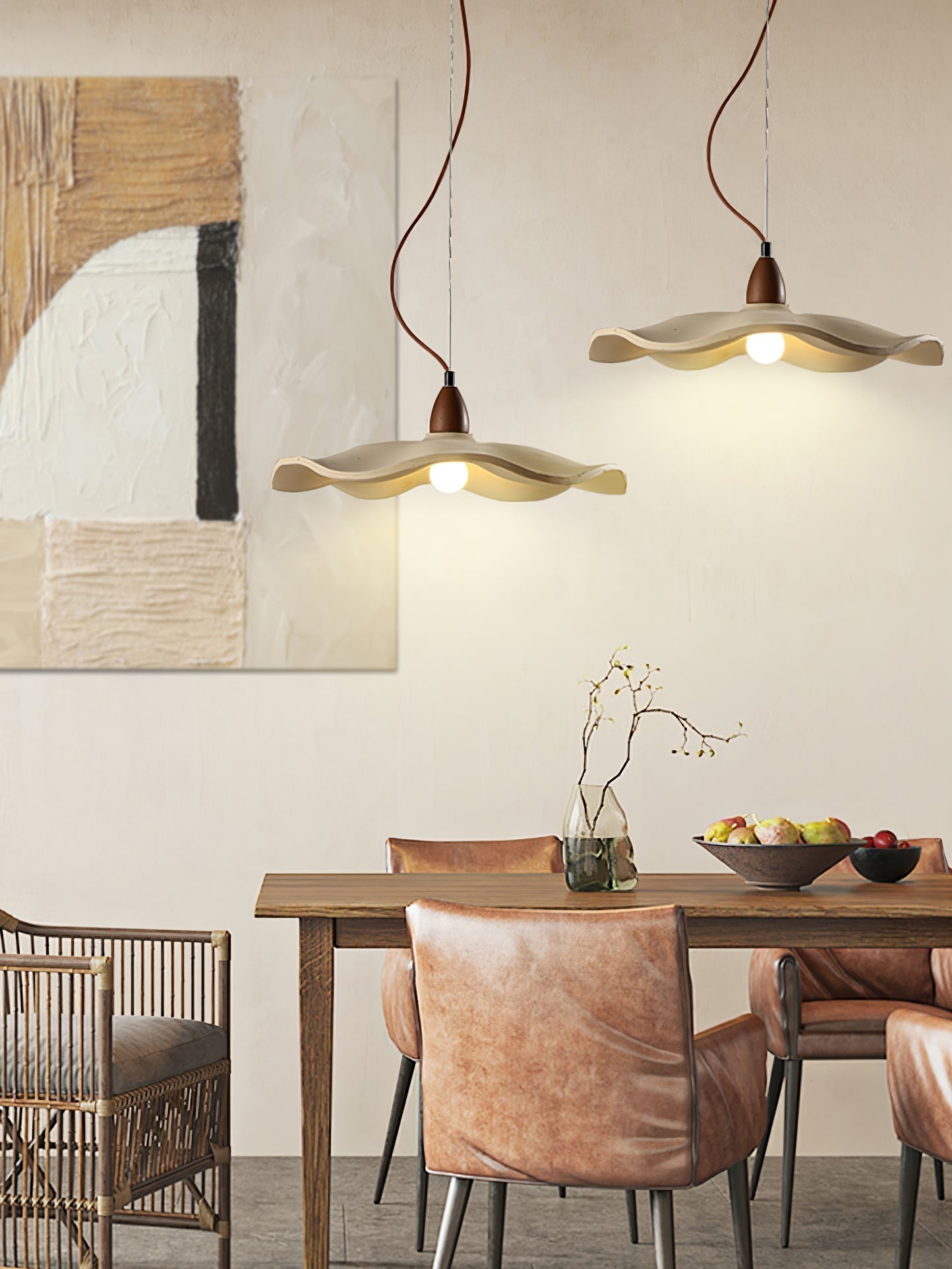 Cement Wave Pendant Light - Letslighting