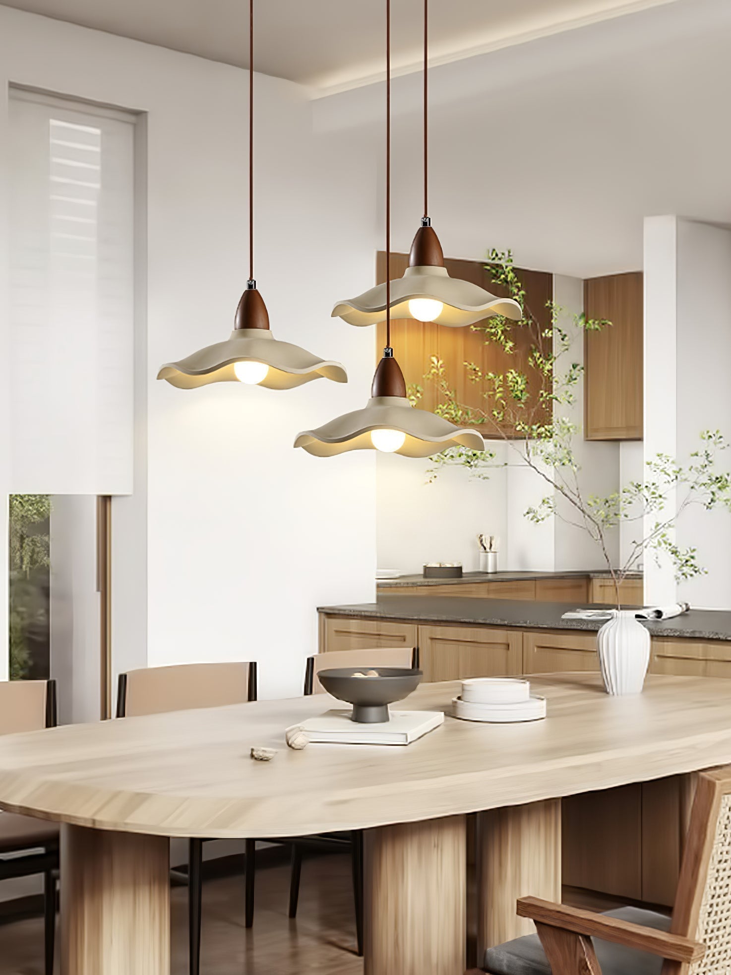Cement Wave Pendant Light - Letslighting