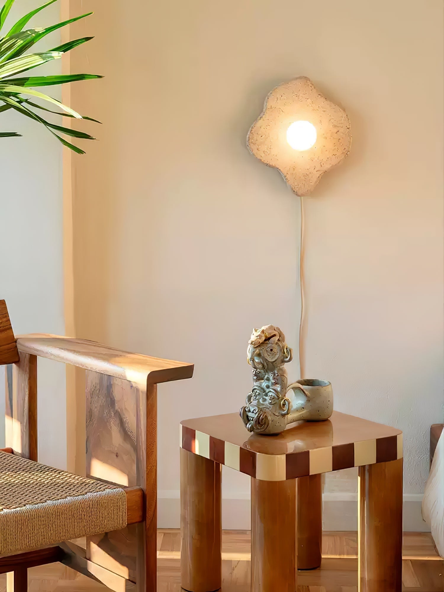 Bloom Rustic Marble Wall Lamp - Letslighting