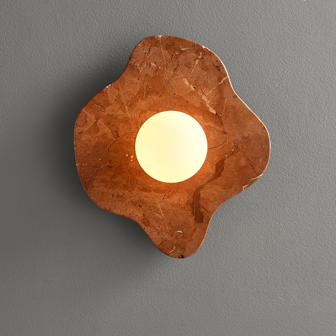 Bloom Rustic Marble Wall Lamp - Letslighting