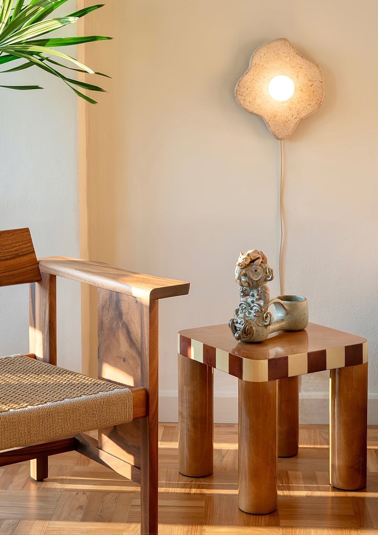 Bloom Rustic Marble Wall Lamp - Letslighting