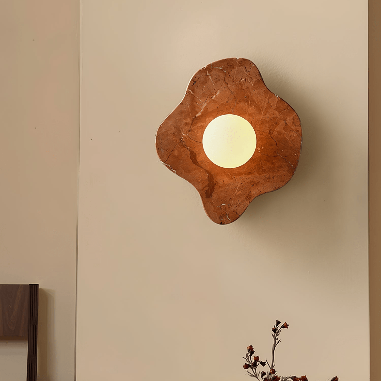 Bloom Rustic Marble Wall Lamp - Letslighting