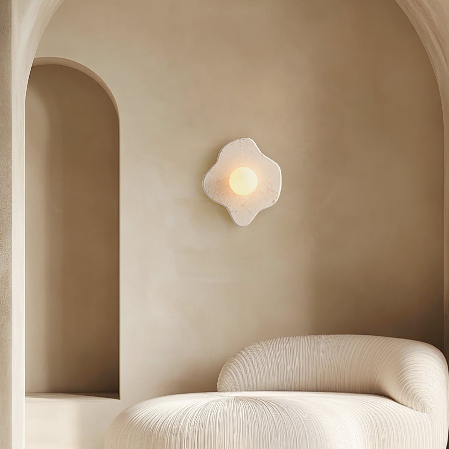 Bloom Rustic Marble Wall Lamp - Letslighting