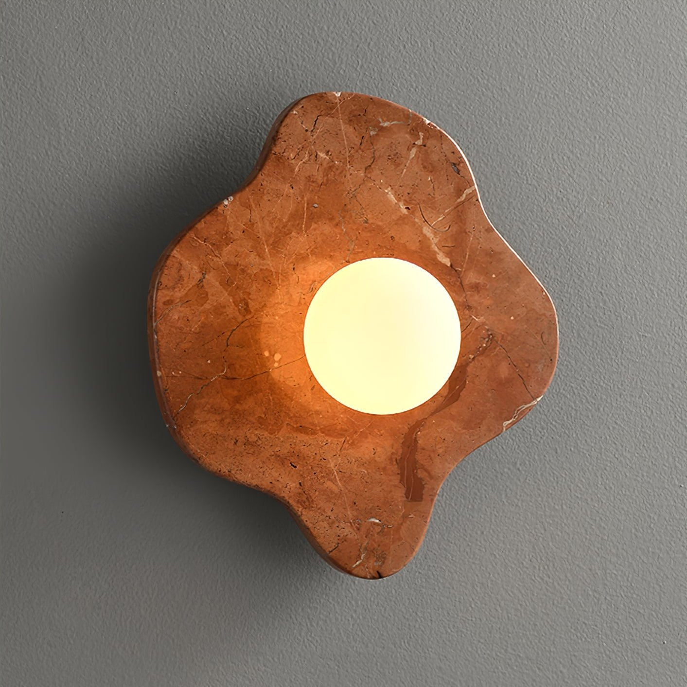 Bloom Rustic Marble Wall Lamp - Letslighting