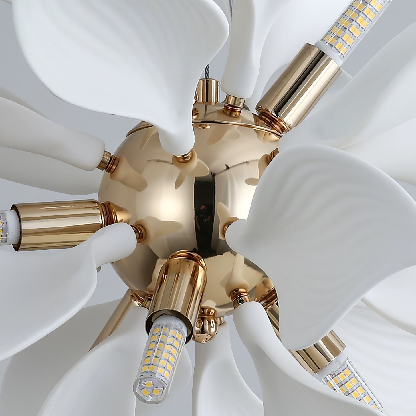 Ceramic Petals Blooming Chandelier - Letslighting