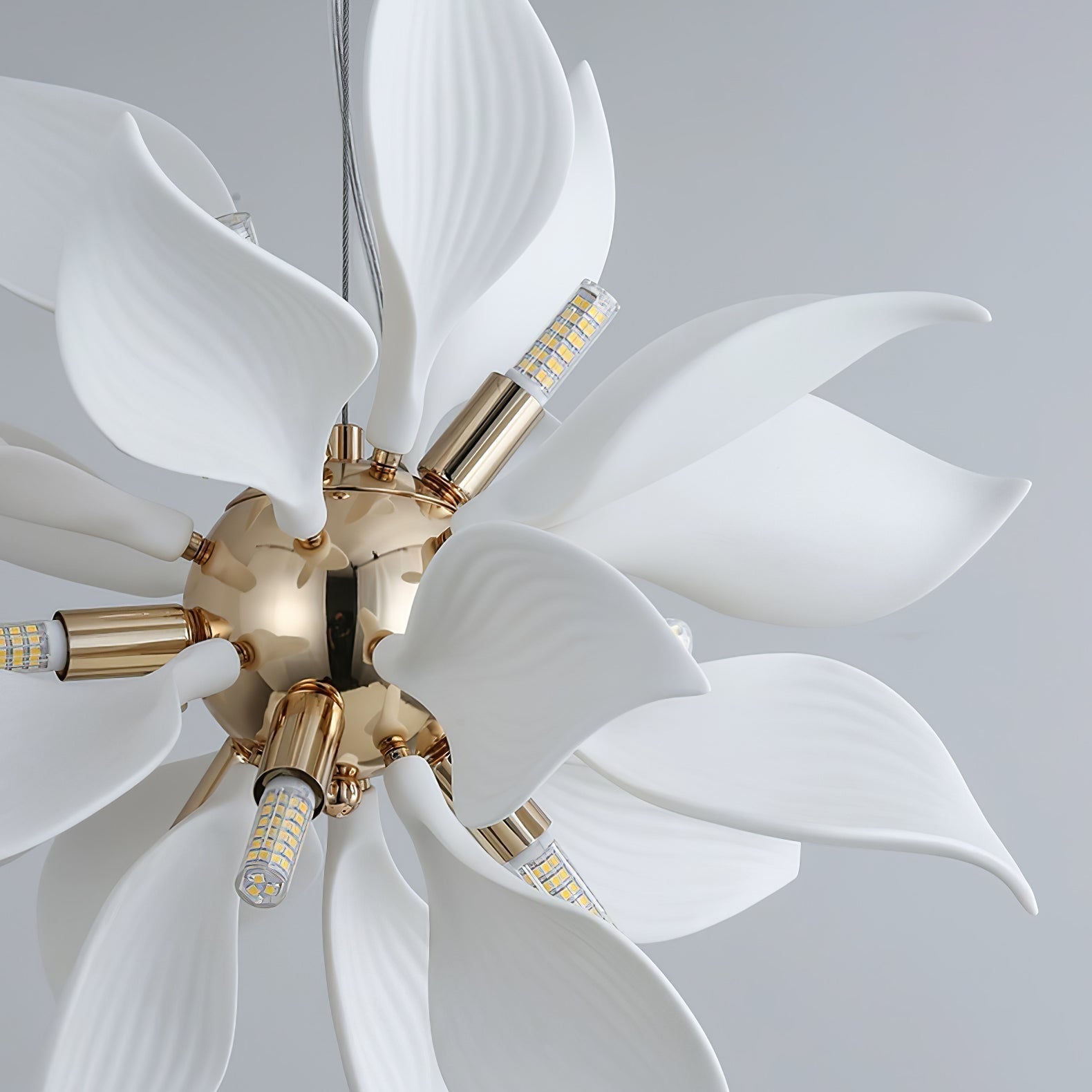 Ceramic Petals Blooming Chandelier - Letslighting