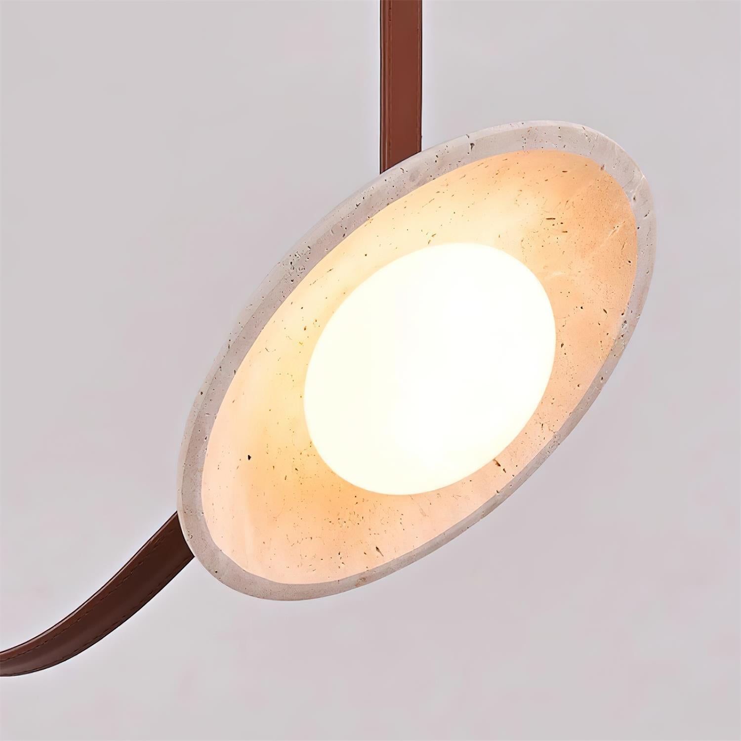 Ritta Chandelier Travertine Multi-Pendant - Letslighting