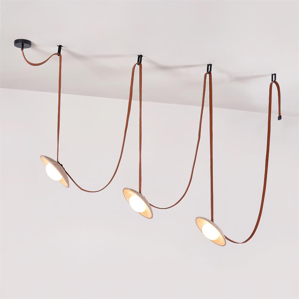 Ritta Chandelier Travertine Multi-Pendant - Letslighting