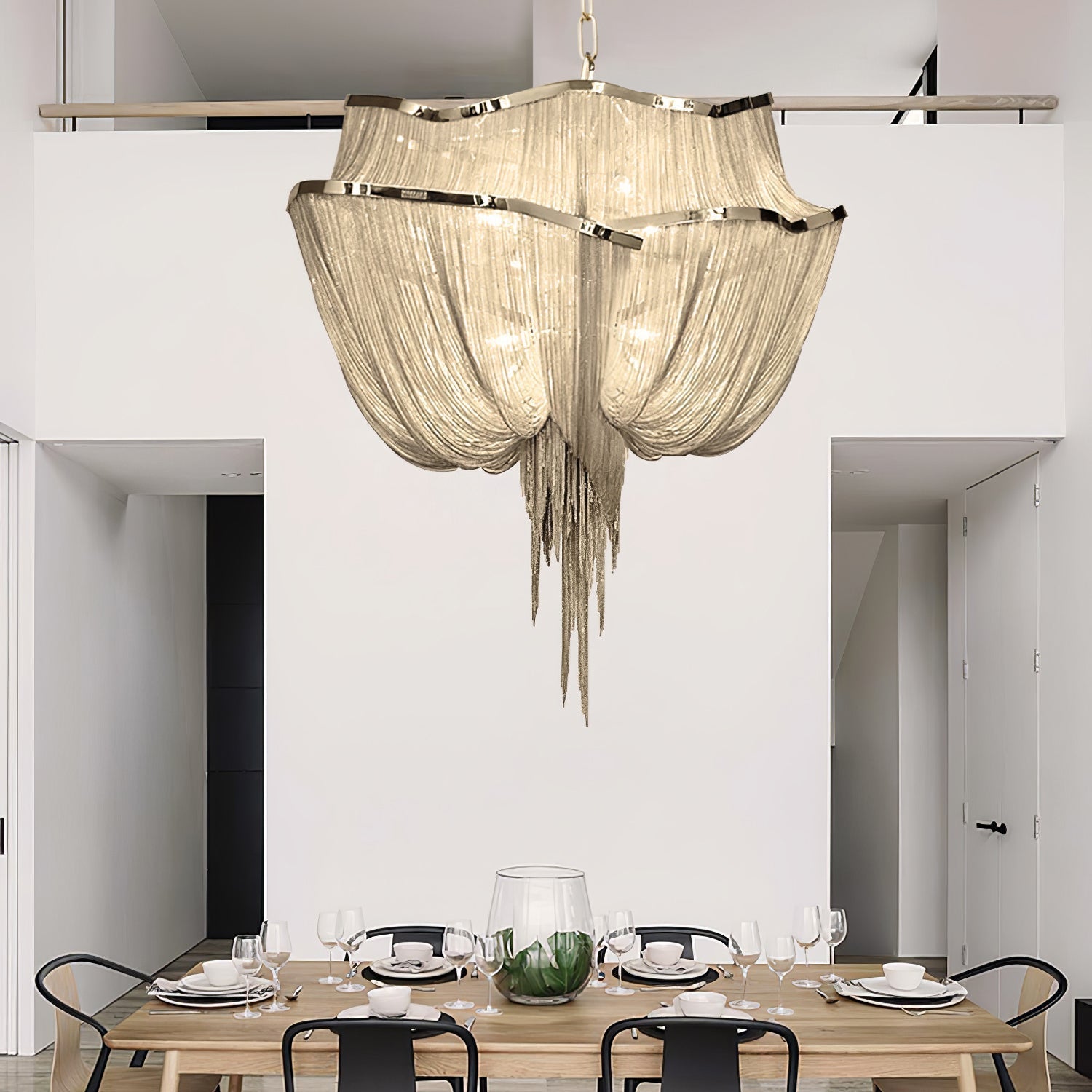 Chains Shimmering Chandelier - Letslighting