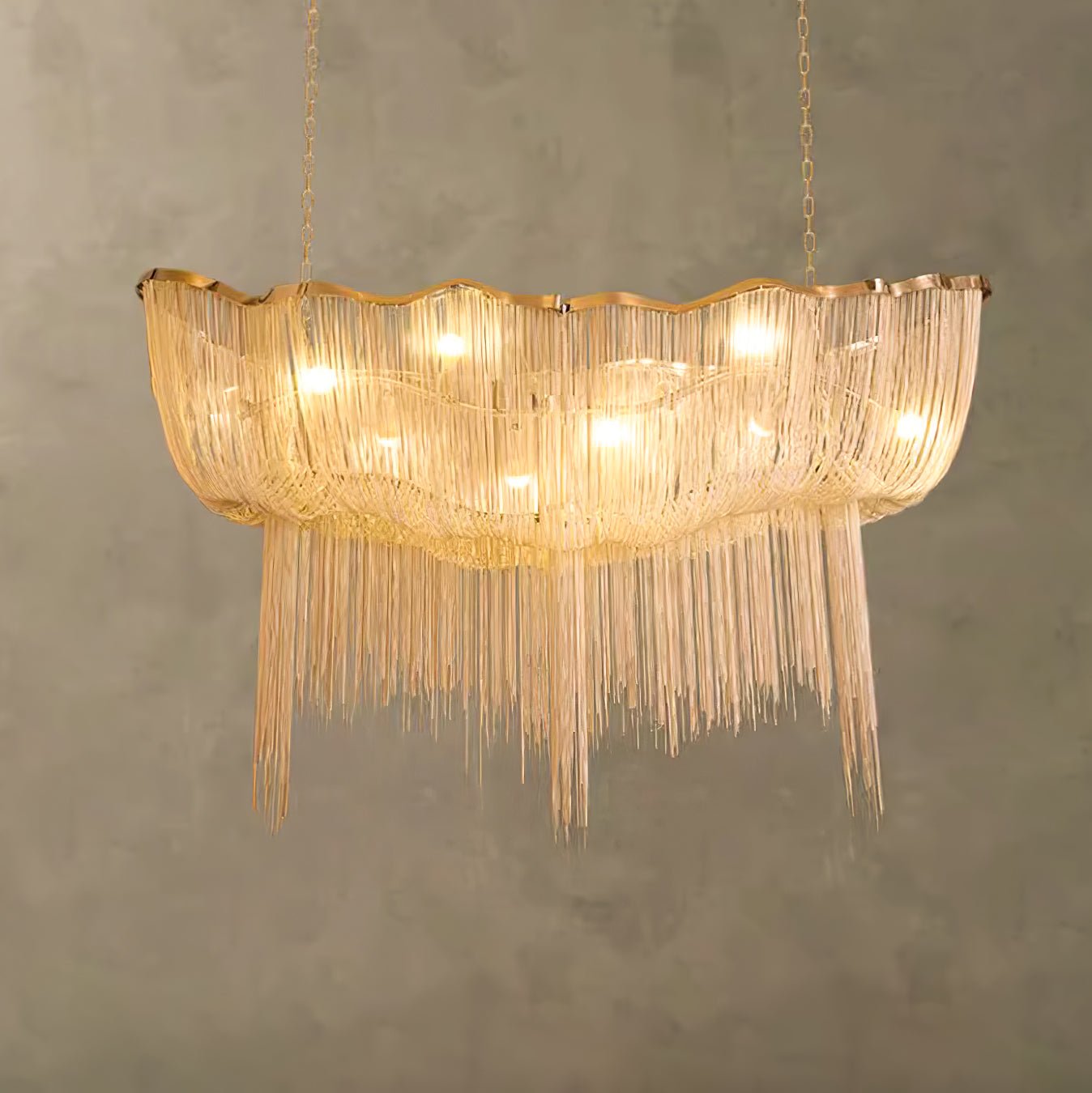 Chains Shimmering Chandelier - Letslighting