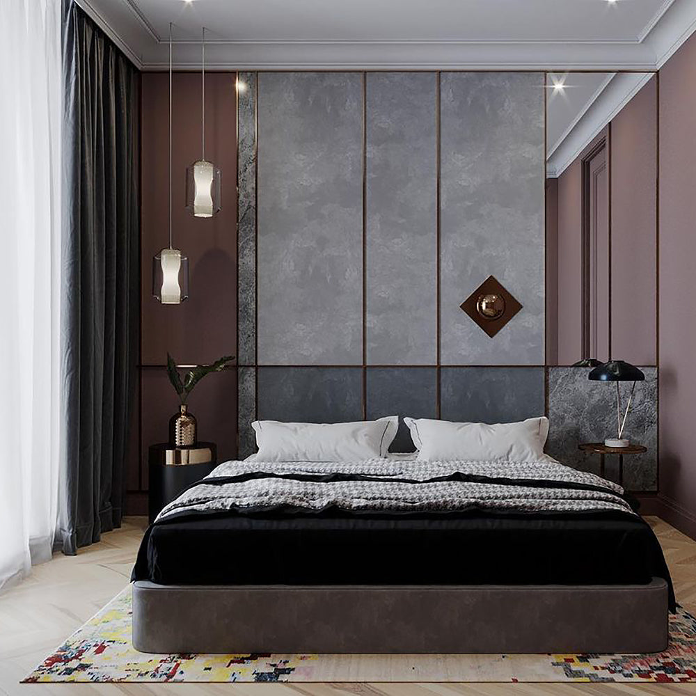 Allirila Modern Minimalist Alabaster Glass Pendant Lamp - Lamp Copper