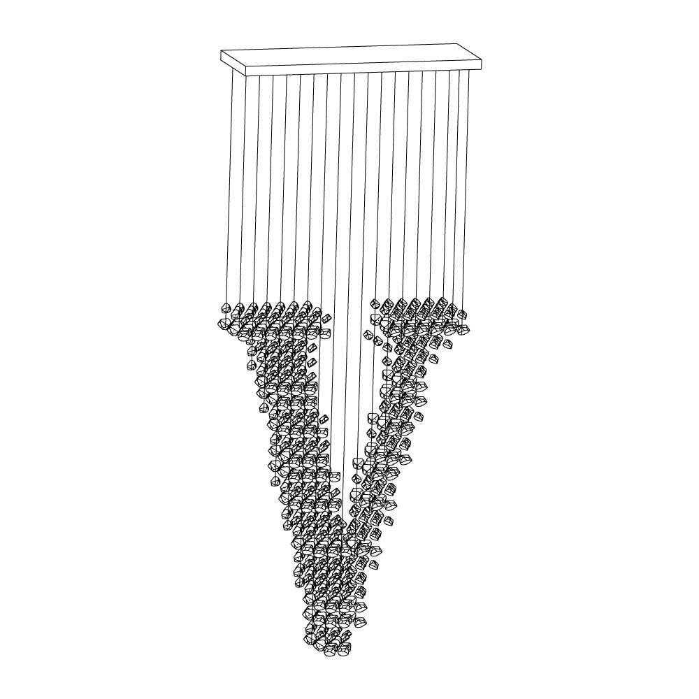 Damian Modern Metal Chandeliers - Letslighting