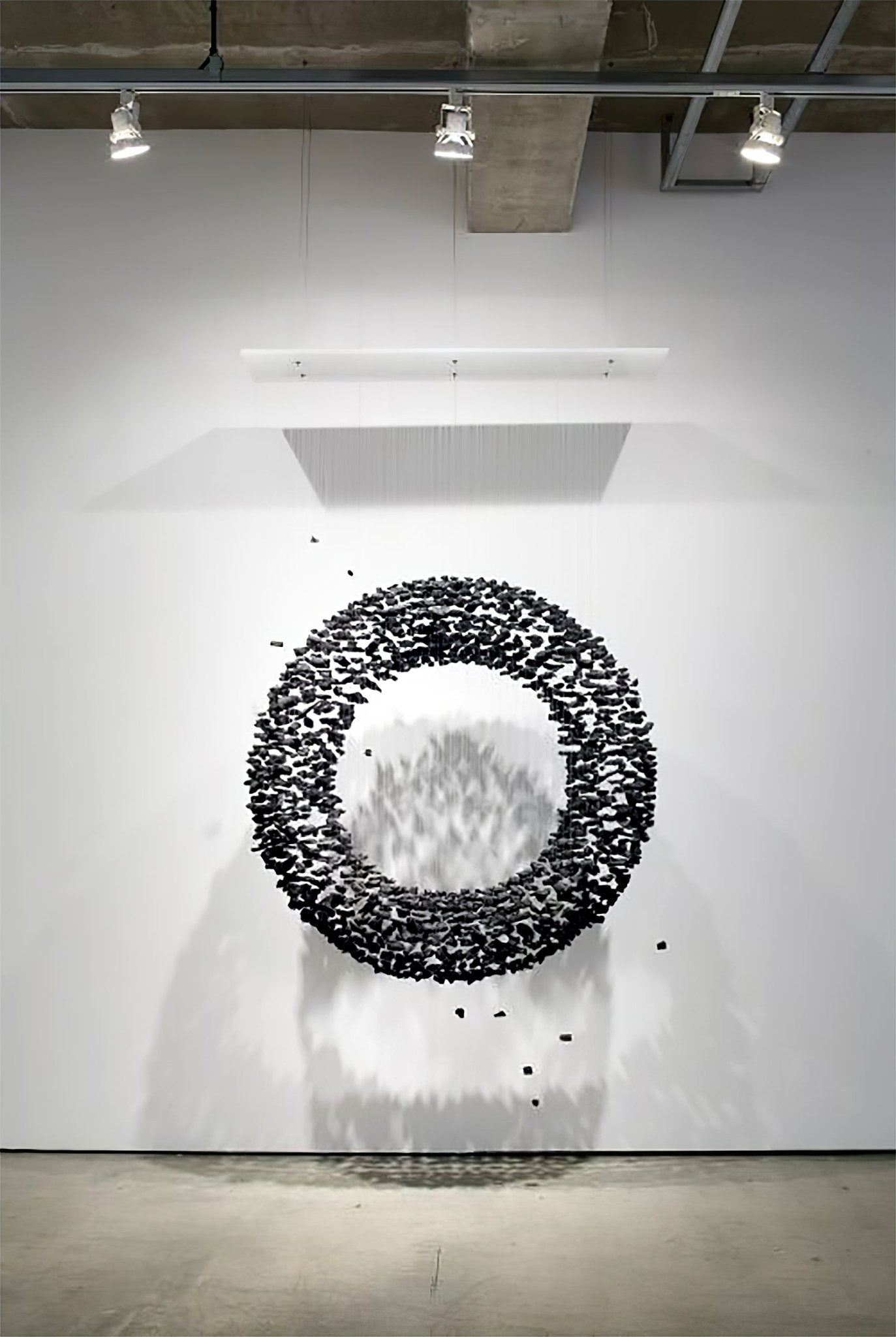 Arsilus Charcoal Stone Sculptural Chandelier Orbicular - Letslighting