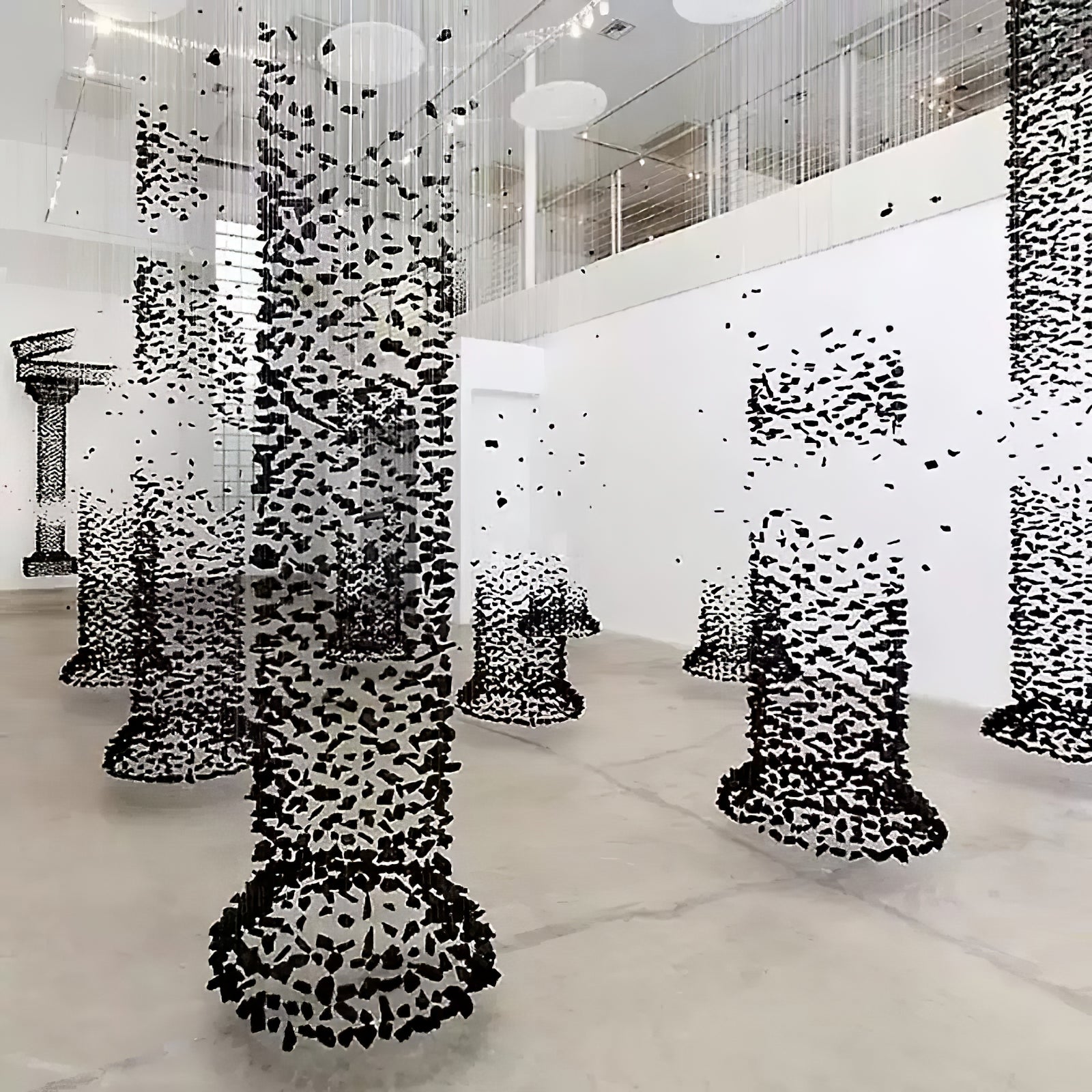 Arsilus Charcoal Stone Sculptural Chandelier - Letslighting