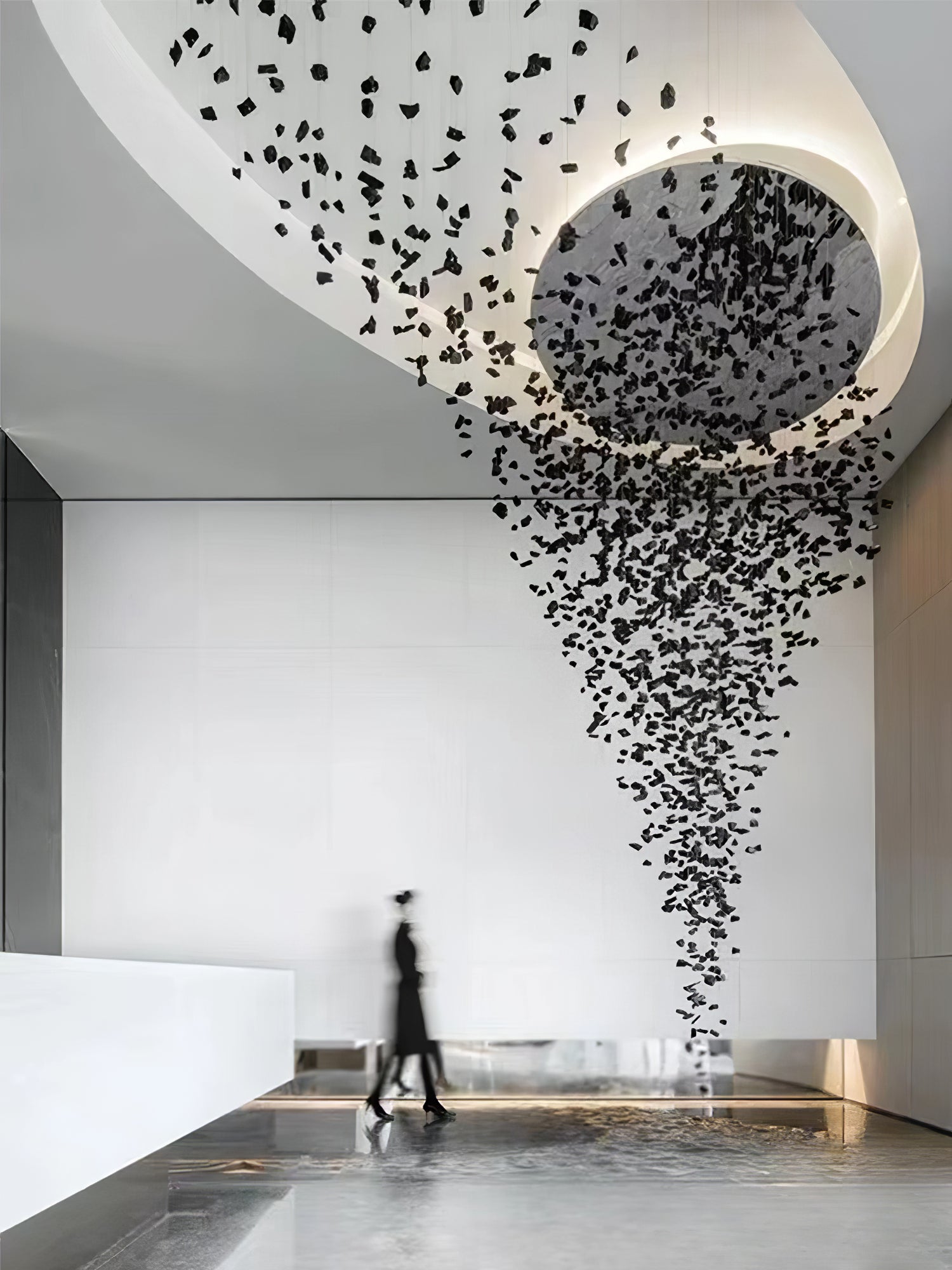 Arsilus Charcoal Stone Sculptural Chandelier - Letslighting