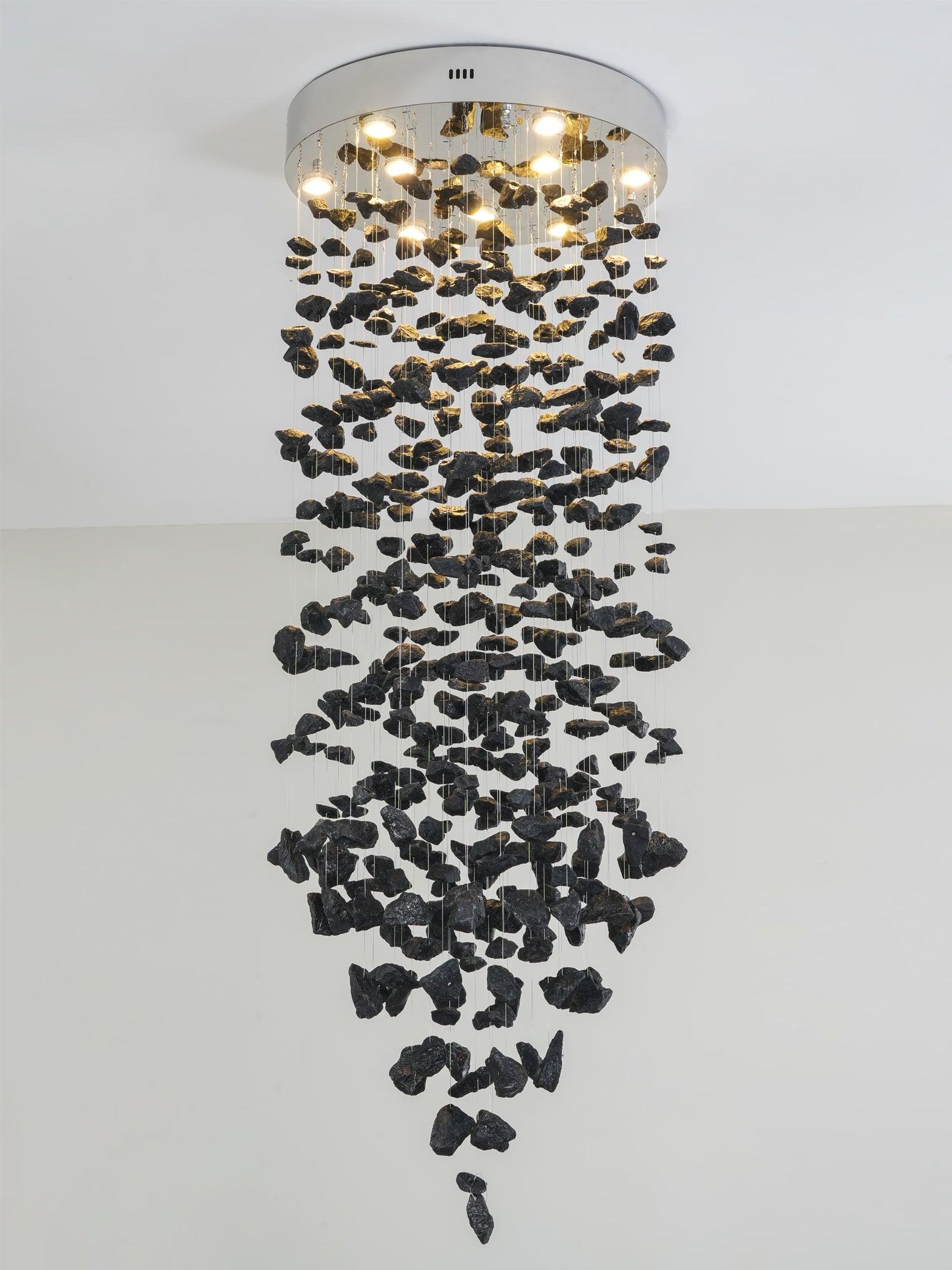 Black Stones Chandeliers - Letslighting