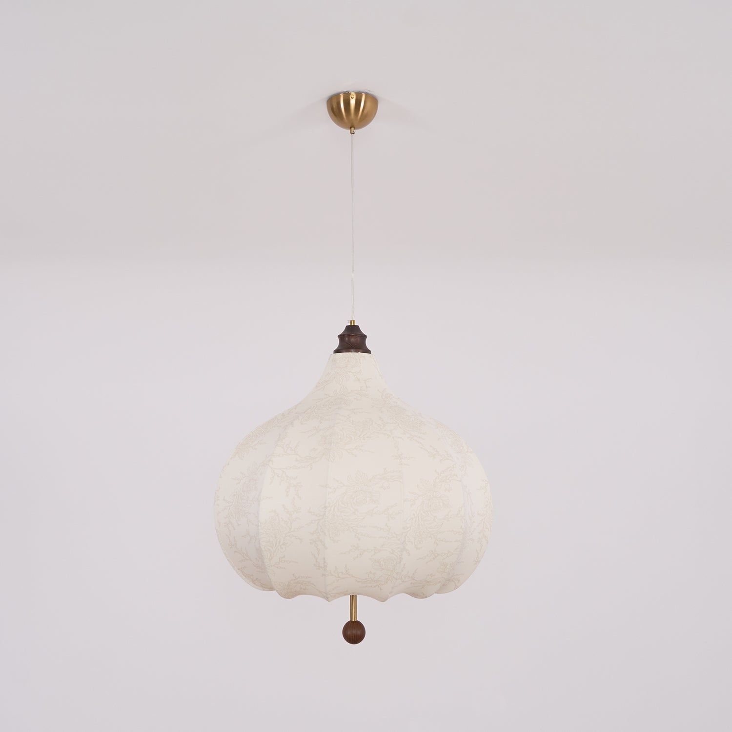 Chestnut Fabric Pendant Light - Letslighting