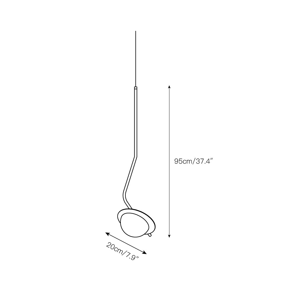 Ivvaros Chic Modern Minimalist LuminanceStainless Alabaster Pendant Light - Lamp Copper