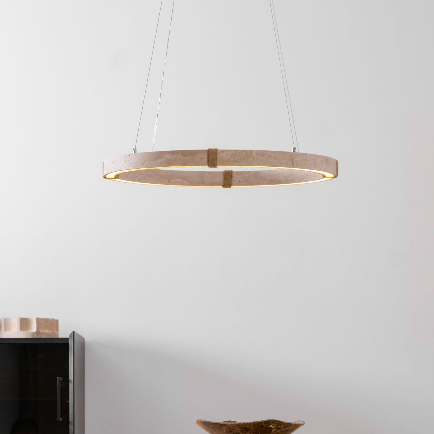 Alsilis Travertine Chandelier - Letslighting