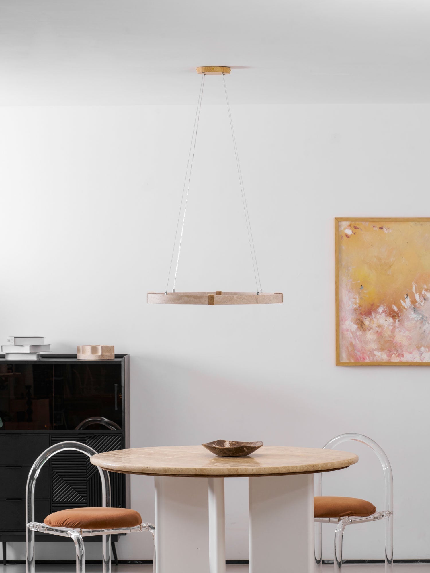 Alsilis Travertine Chandelier - Letslighting