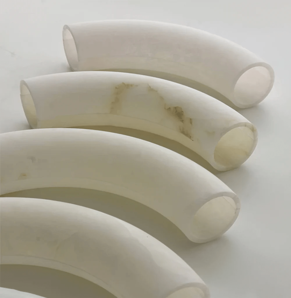 Vista Modern Minimalist Art Alabaster Metal Chandelier - Lamp Copper