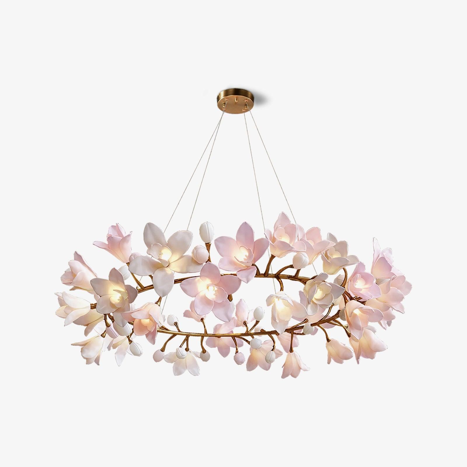 Circular Blossom Chandelier - Letslighting