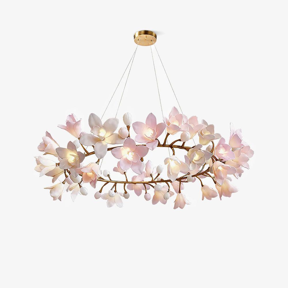 Circular Blossom Chandelier - Letslighting